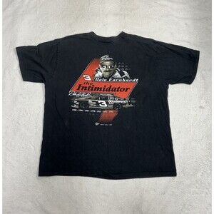 Winners Circle Dale Earnhardt The Intimidator Black Racing Mens T-Shirt Size XL